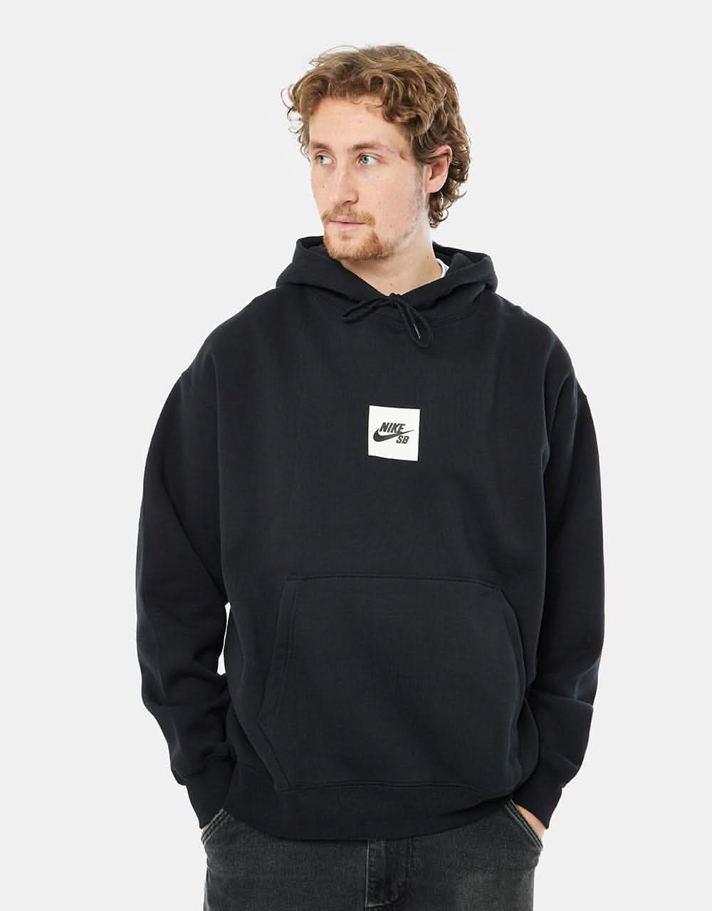 Nike SB Box Logo Pullover Hoodie - Black