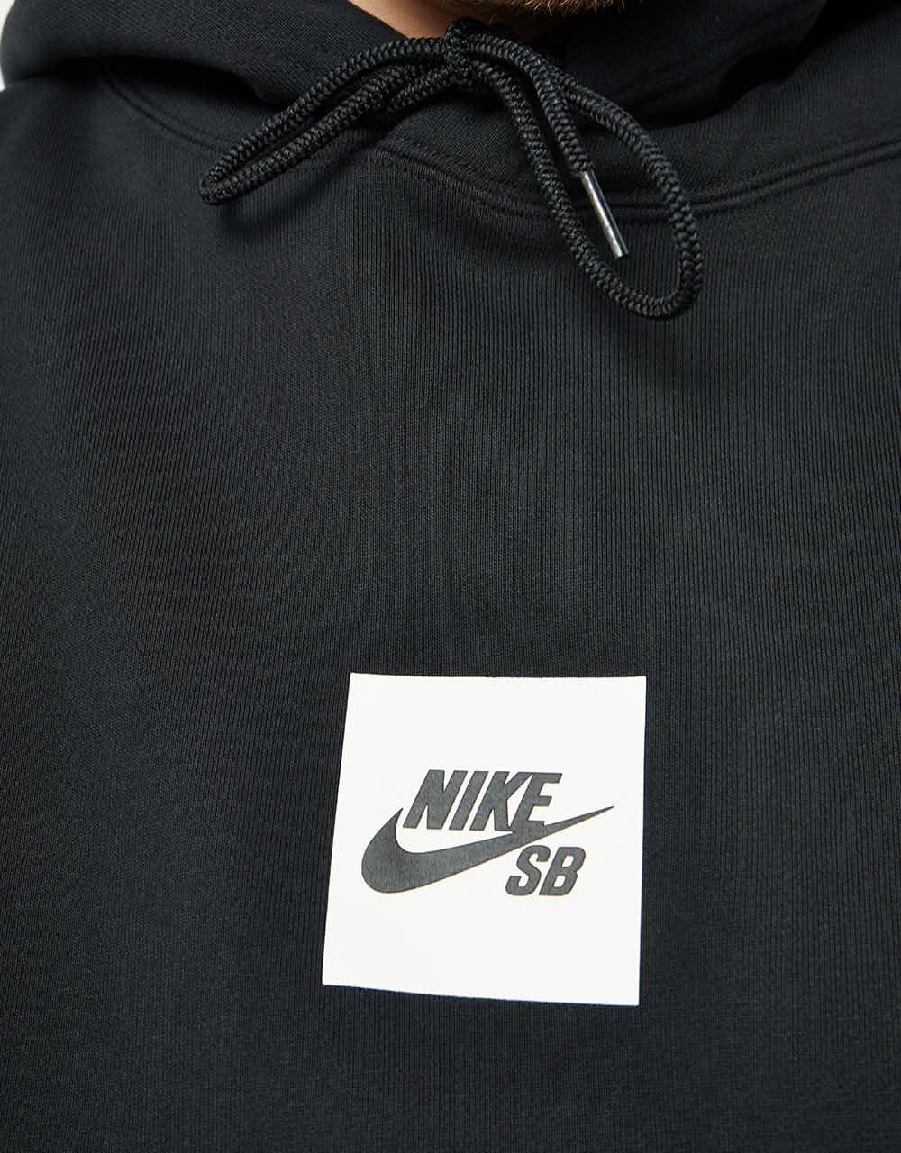 Nike SB Box Logo Pullover Hoodie - Black