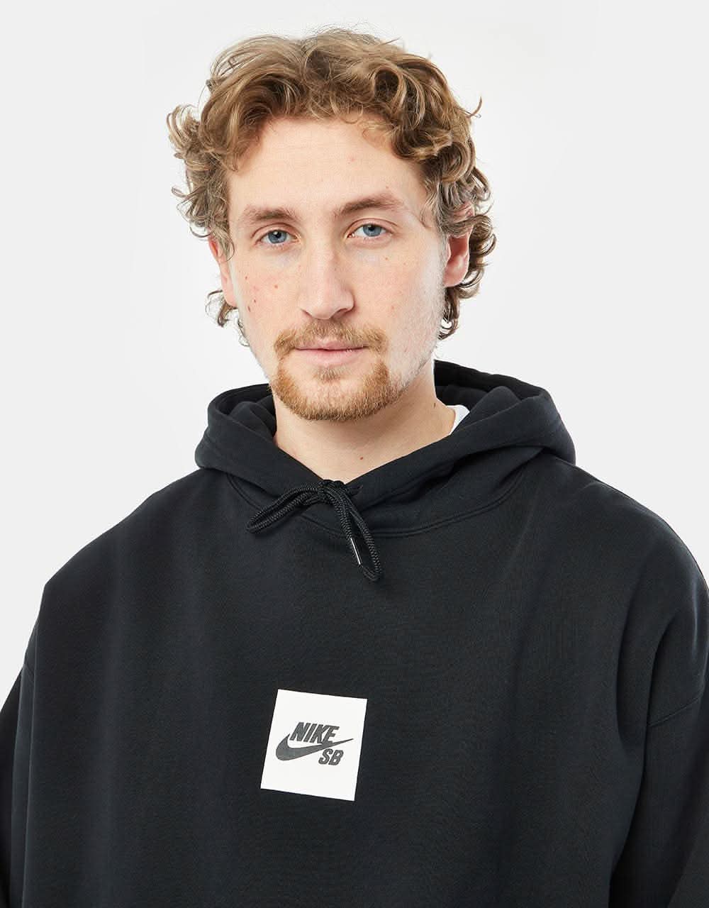 Nike SB Box Logo Pullover Hoodie Black