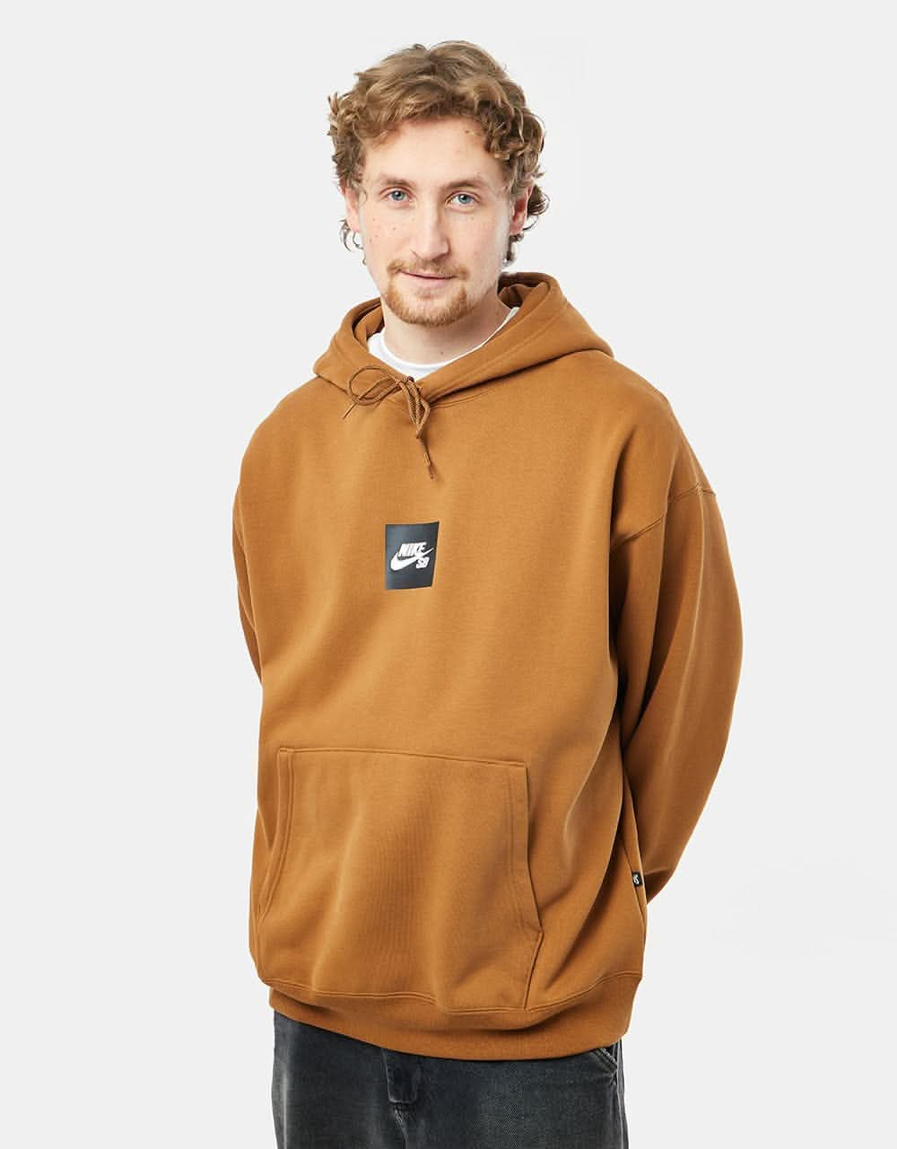 Nike SB Box Logo Pullover Hoodie - Ale Brown – Route One