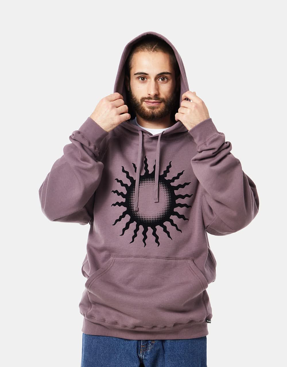Quasi Supernova Pullover Hoodie - Dark Mauve