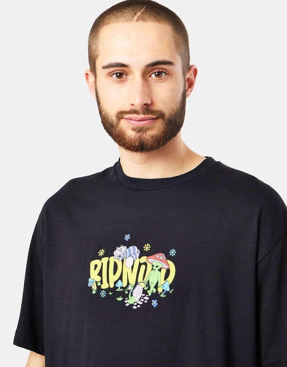 RIPNDIP Rabbit Hole T-Shirt - Black