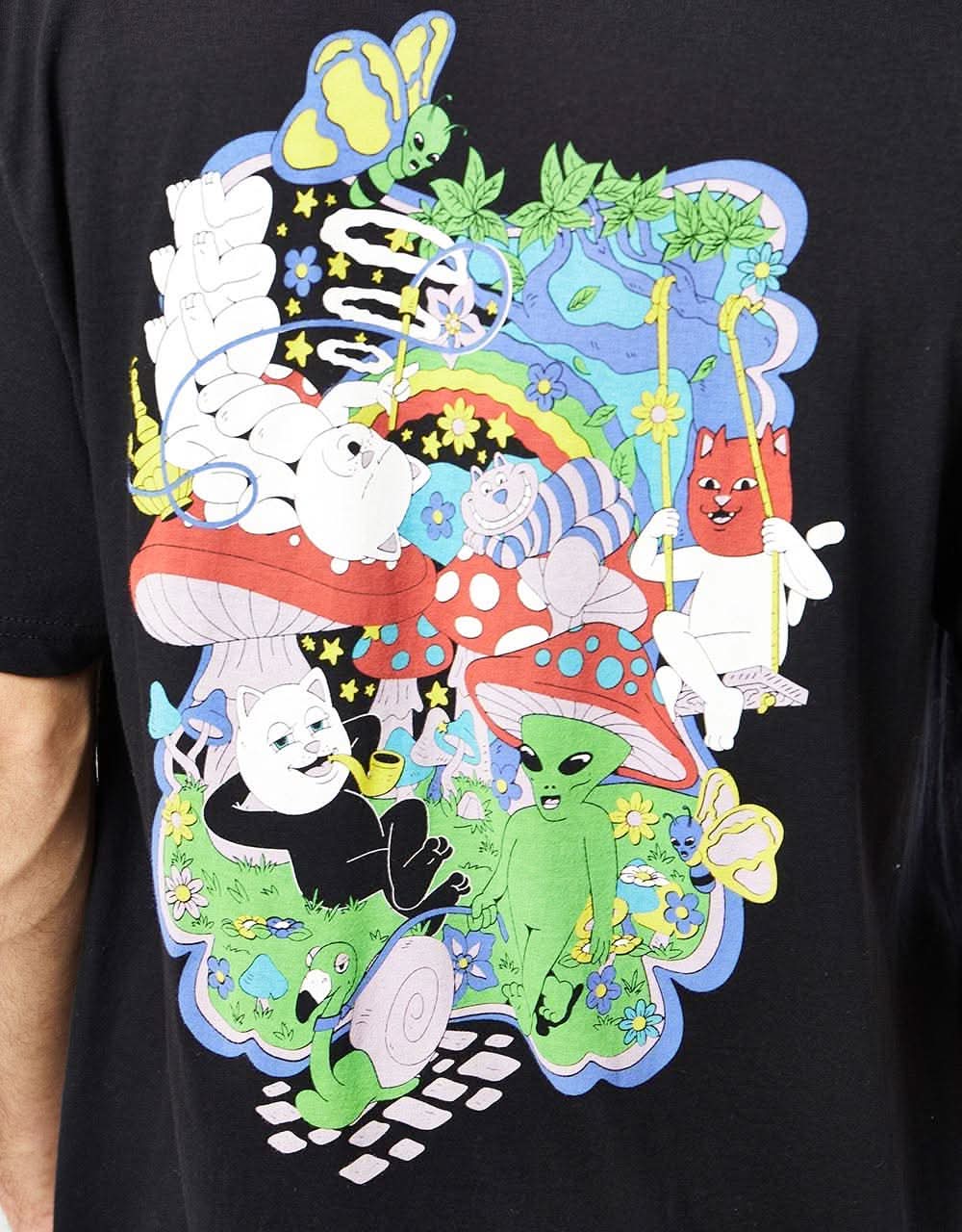 RIPNDIP Rabbit Hole T-Shirt - Black