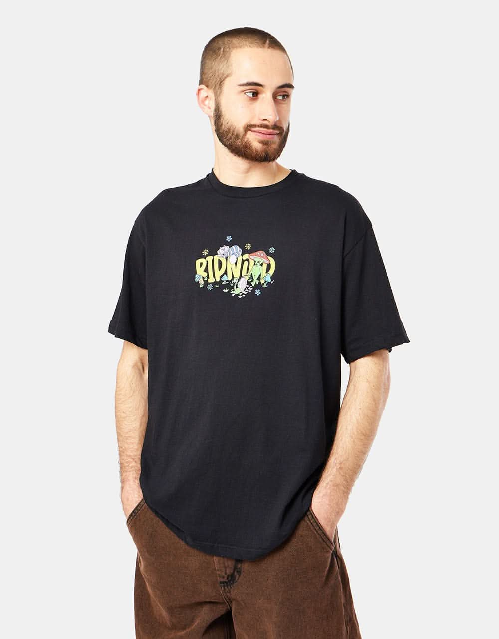 RIPNDIP Rabbit Hole T-Shirt - Black