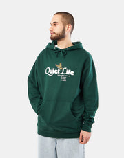 The Quiet Life Butterfly Pullover Hoodie - Hunter Green