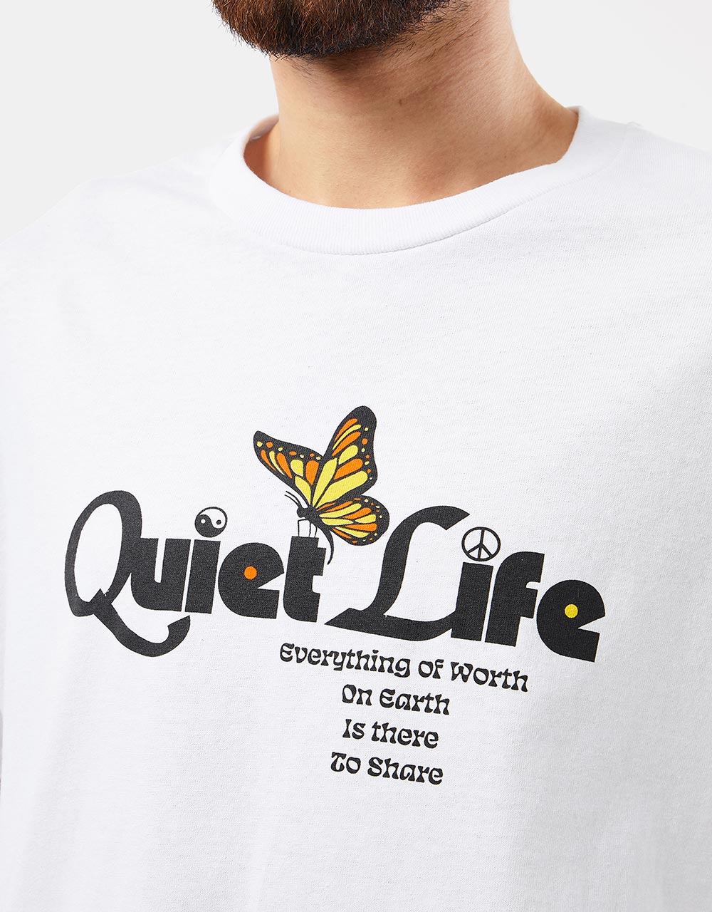 The Quiet Life Butterfly T-Shirt - White