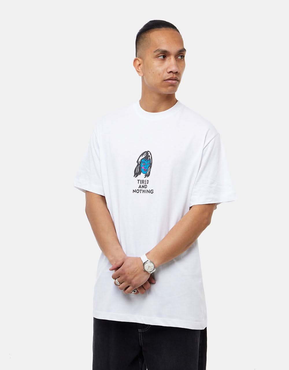 Tired Ghost Organic T-Shirt - White