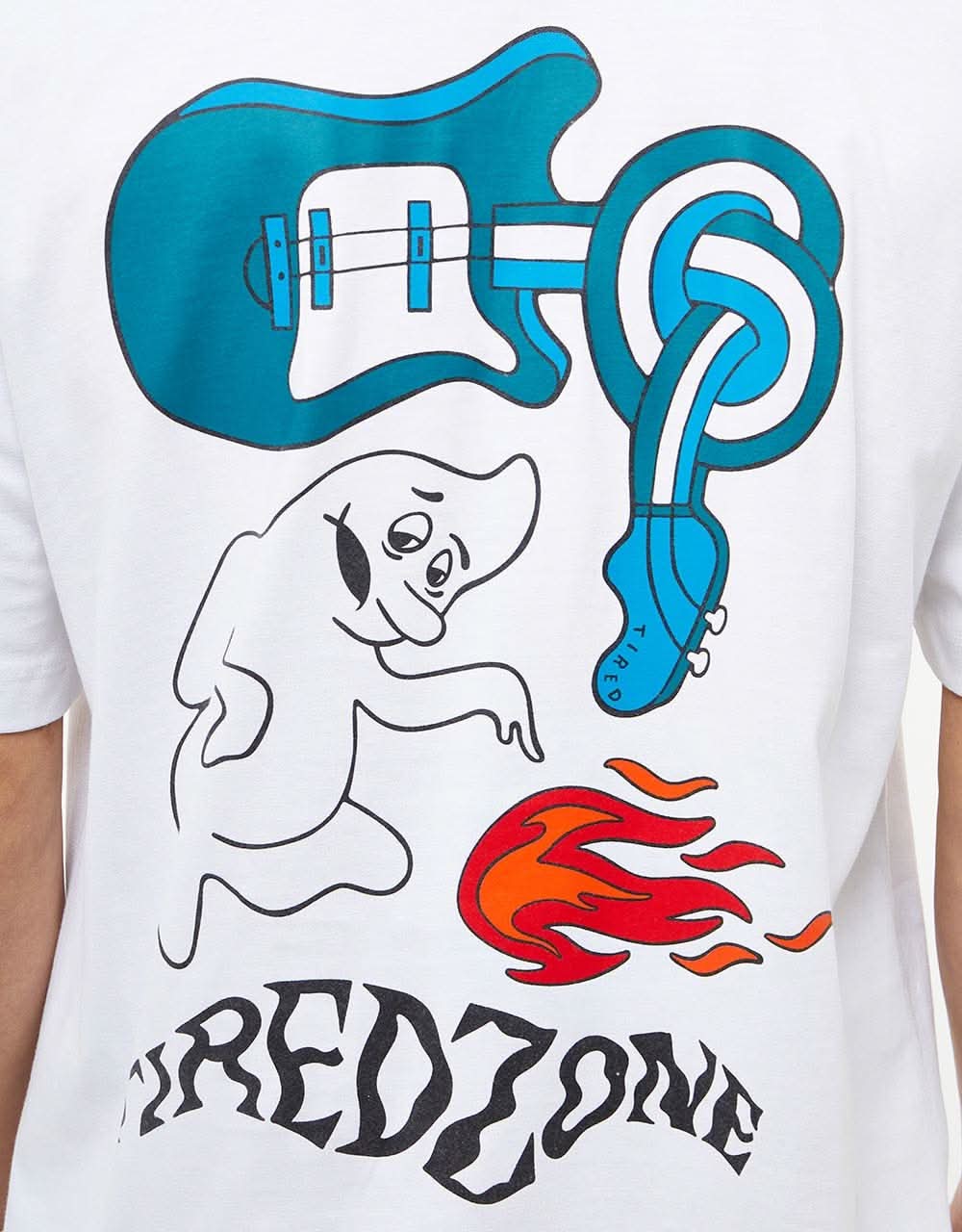 Tired Ghost Organic T-Shirt - White