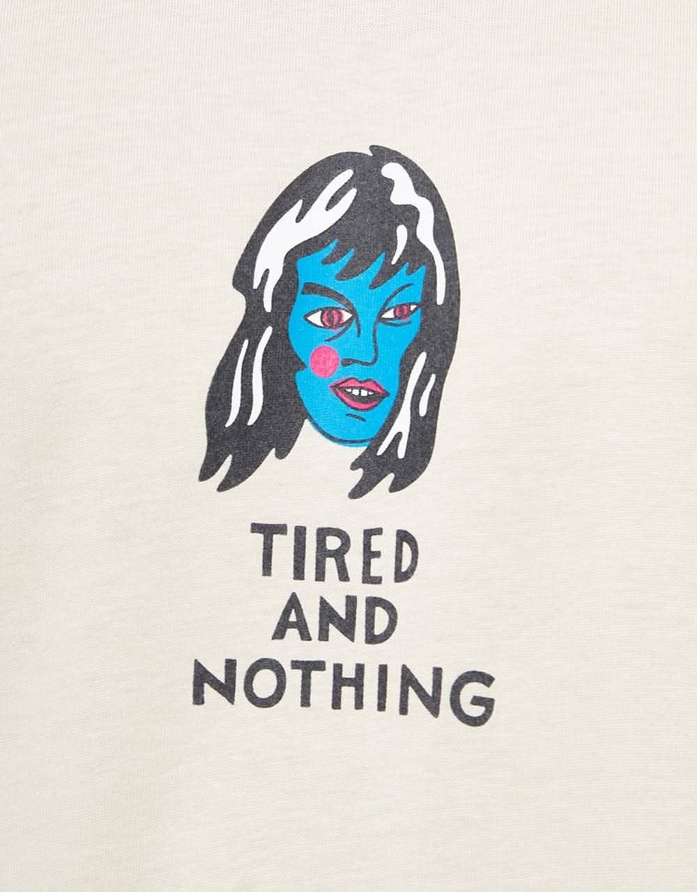 Tired Ghost Organic T-Shirt - Beige