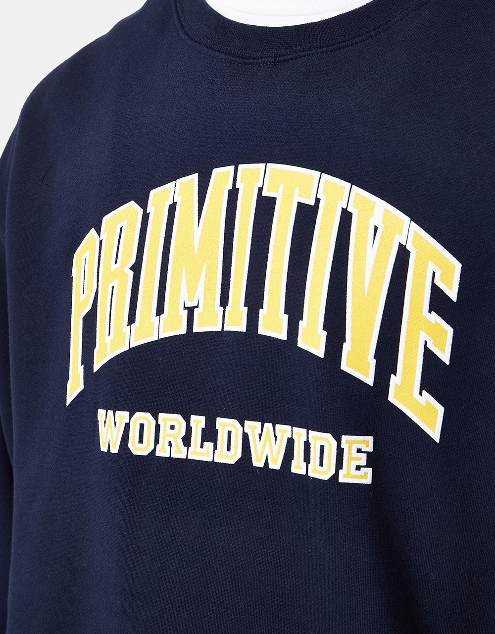 Primitive Collegiate Worldwide Crewneck - Navy