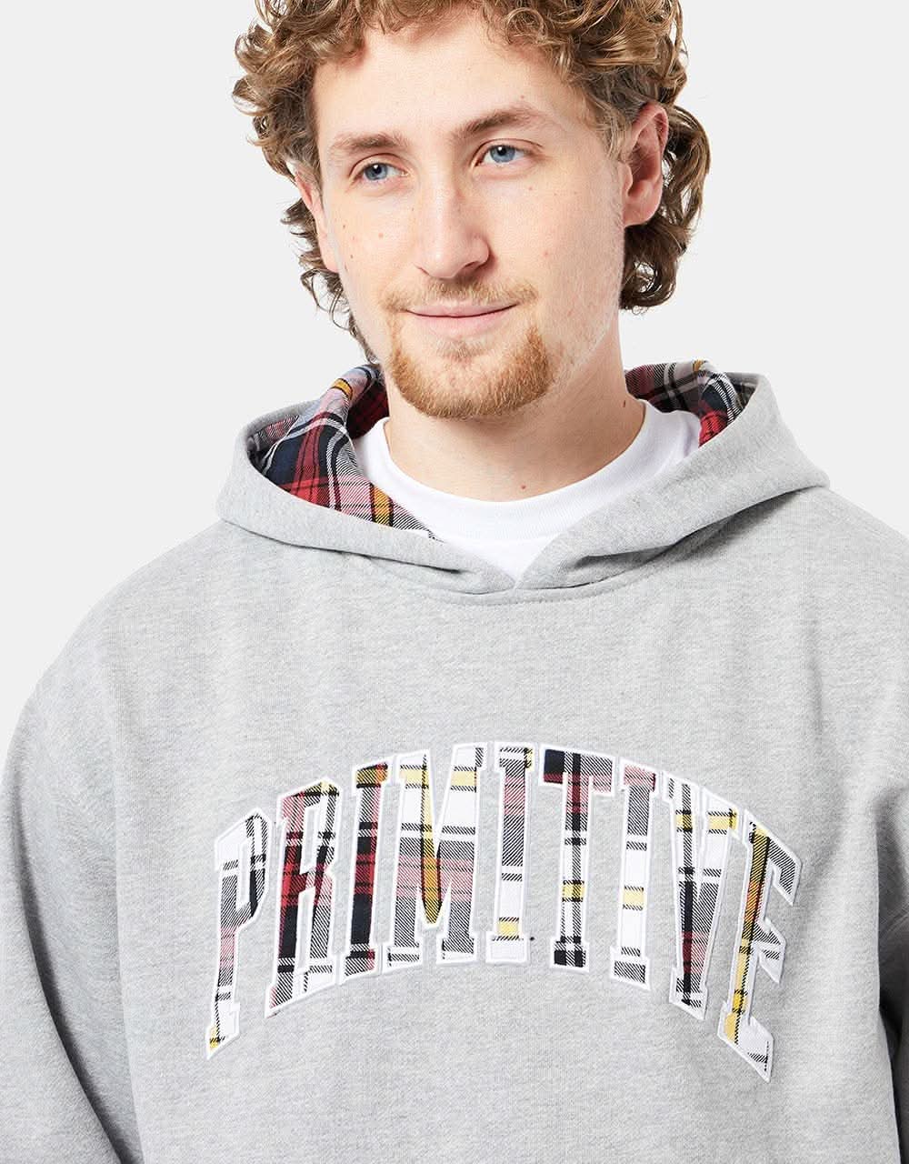 Primitive Campus Pullover Hoodie Heather Grey Route One