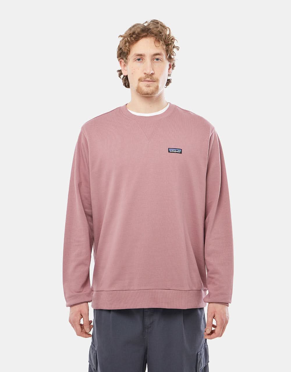 Patagonia Regenerative Organic Certified Cotton Crewneck Sweatshirt - Evening Mauve