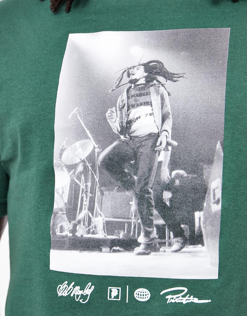 Primitive x Bob Marley Heartache T-Shirt - Forest Green