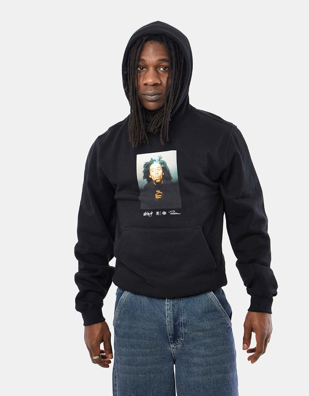 Primitive x Bob Marley Kaya Pullover Hoodie - Black