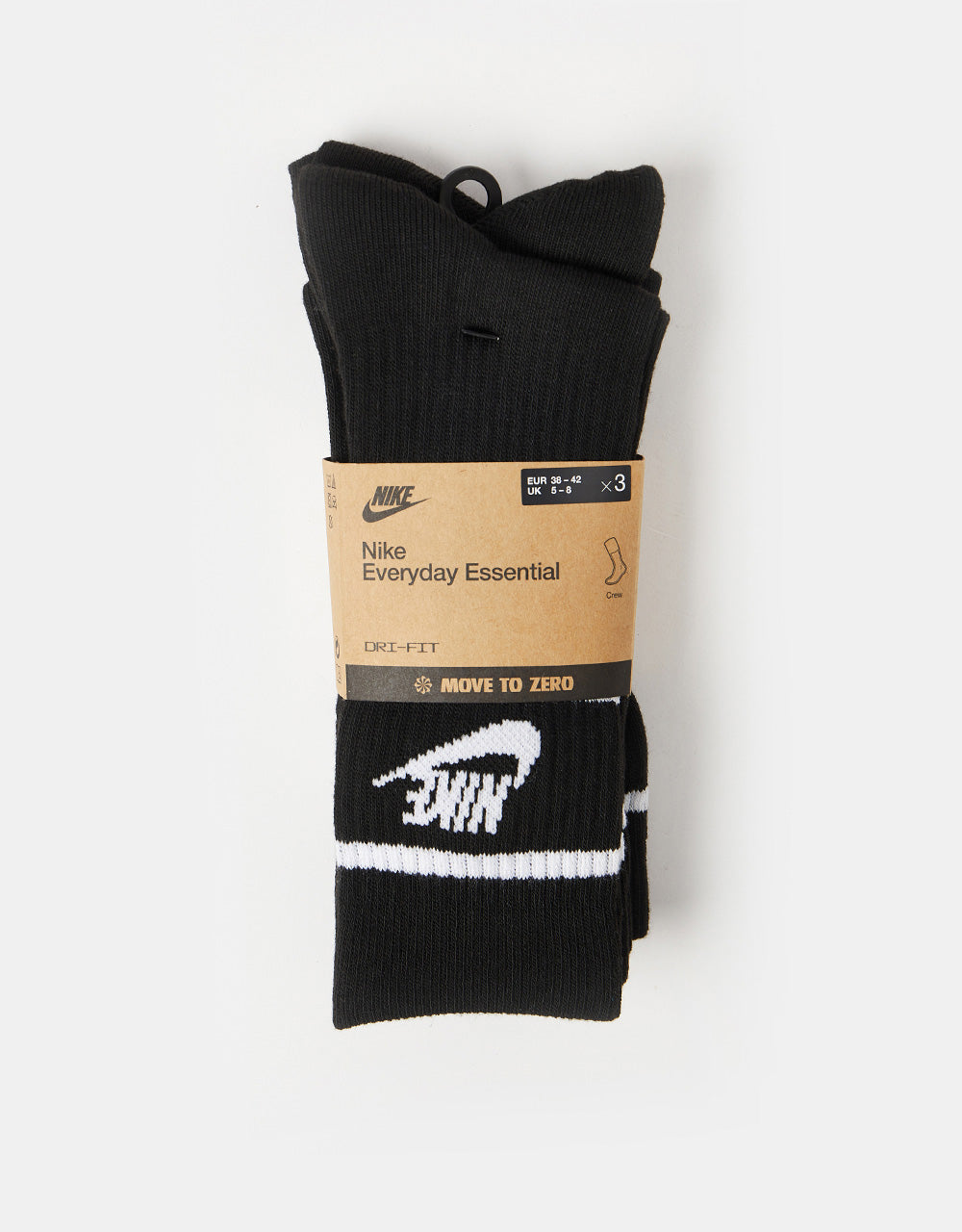 Nike Sportswear Everyday Essential 3 Pack Socks - Black/White