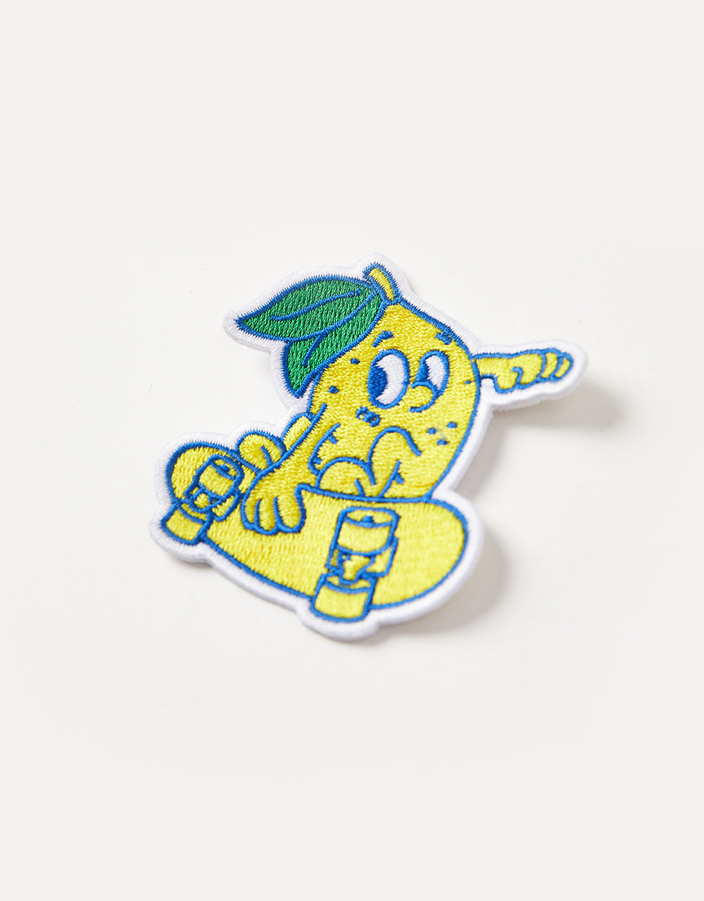 Route One Lemon Embroidered Patch - Yellow