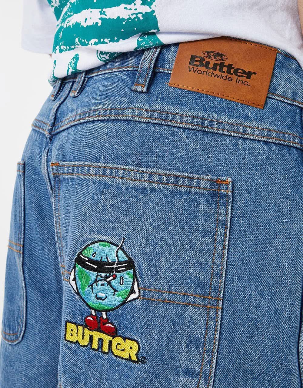 Butter Goods Blindfold Denim Pant Washed Indigo