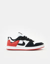 Nike SB Alleyoop Skate Shoes - White/Black-University Red-White