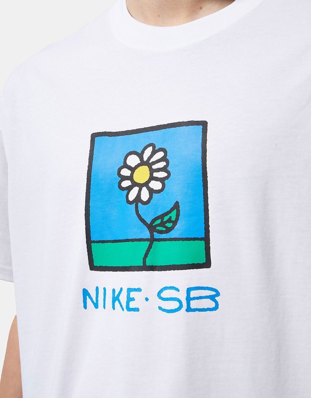 teal and white nike shirt