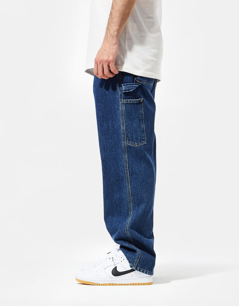 Carhartt WIP Single Knee Pant - Blue (Stone Washed)