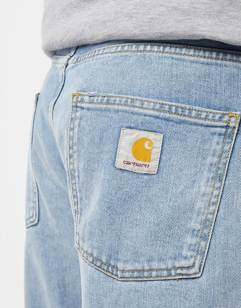 Carhartt WIP Newel Pant - Blue (Light Used Wash)