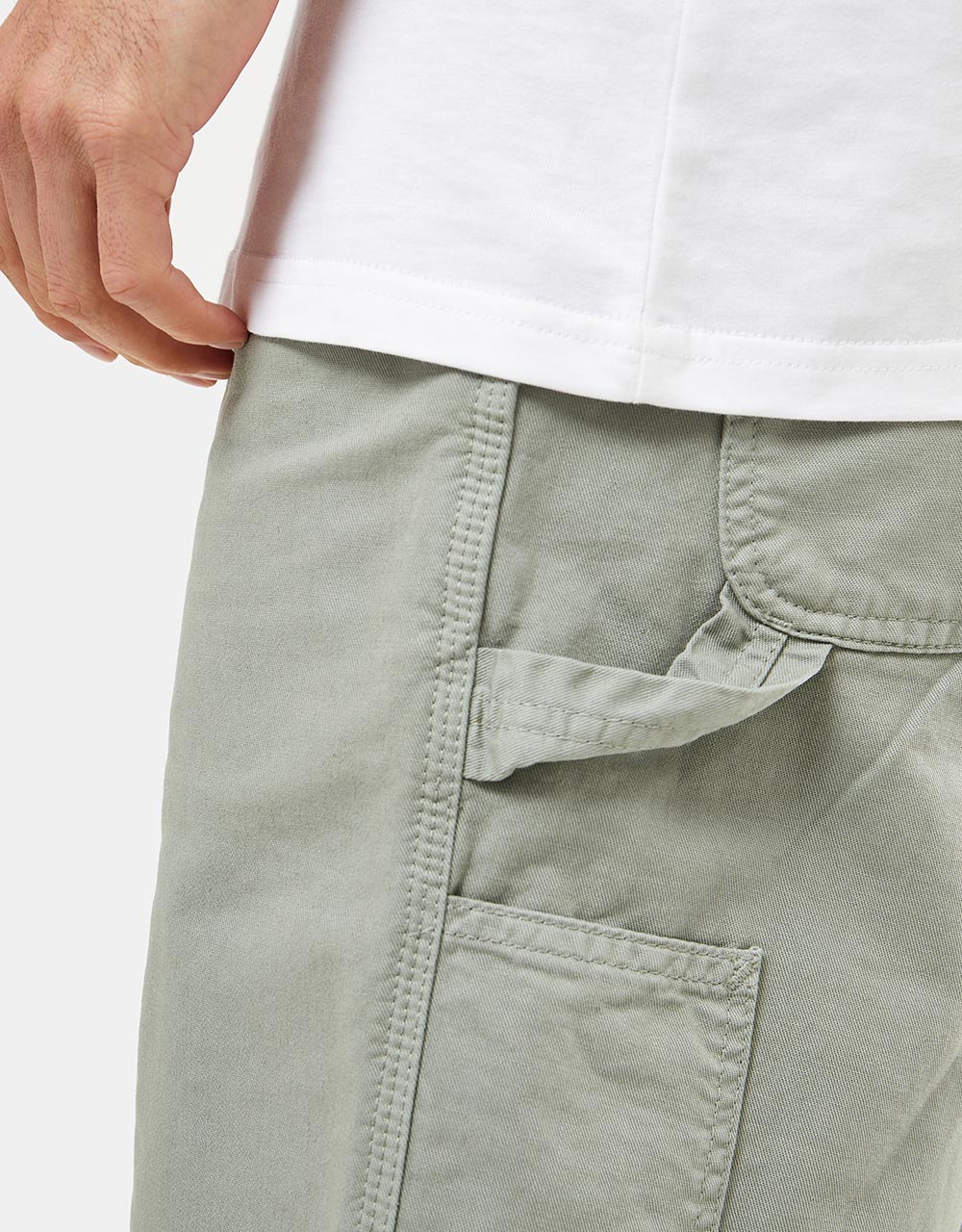 Carhartt WIP Single Knee Short - Yucca (Garment Dyed)