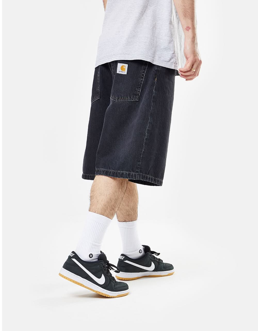 Carhartt WIP Brandon Shorts - Black (Stone Washed)