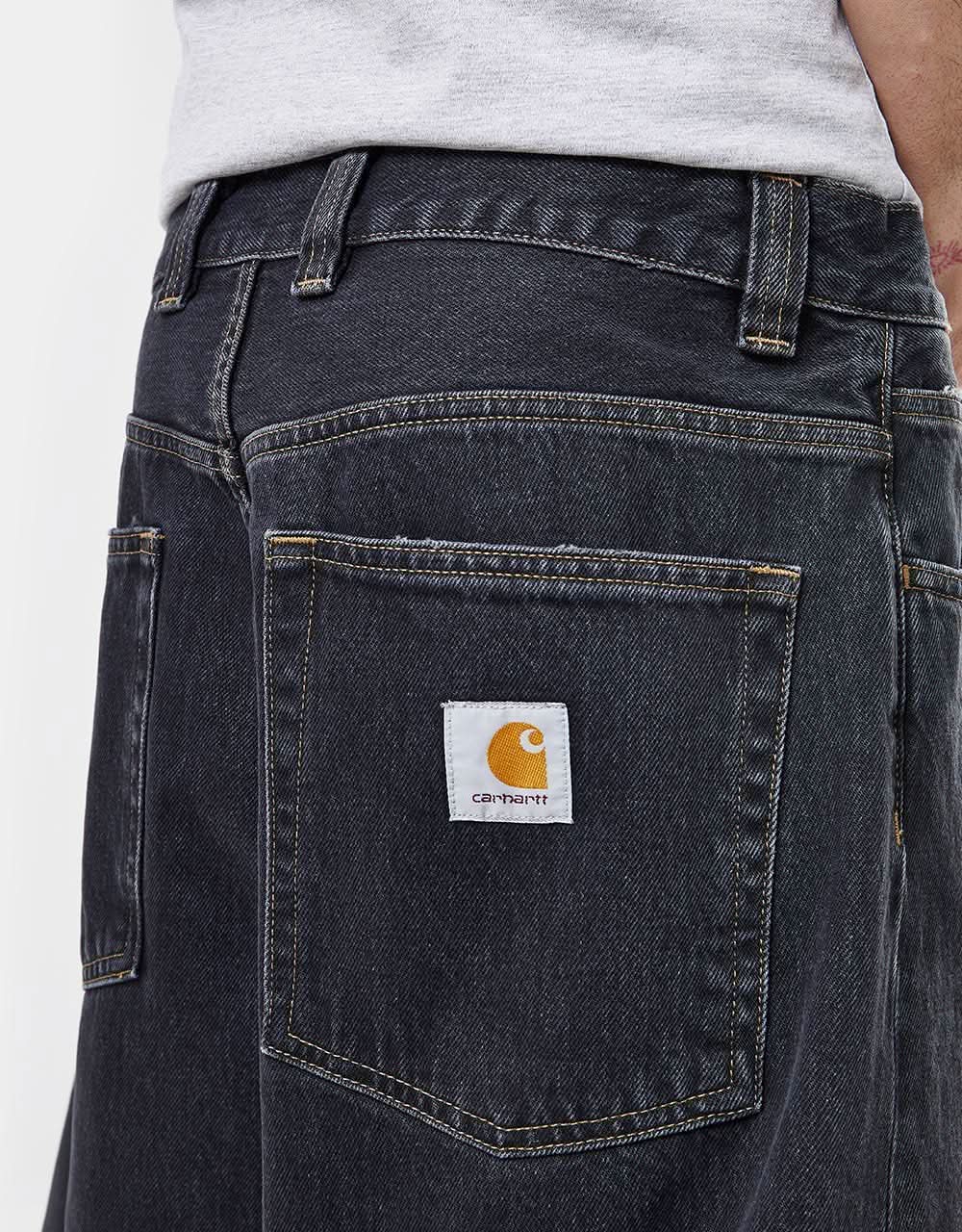 Carhartt WIP Brandon Shorts - Black (Stone Washed)