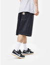 Carhartt WIP Brandon Shorts - Black (Stone Washed)