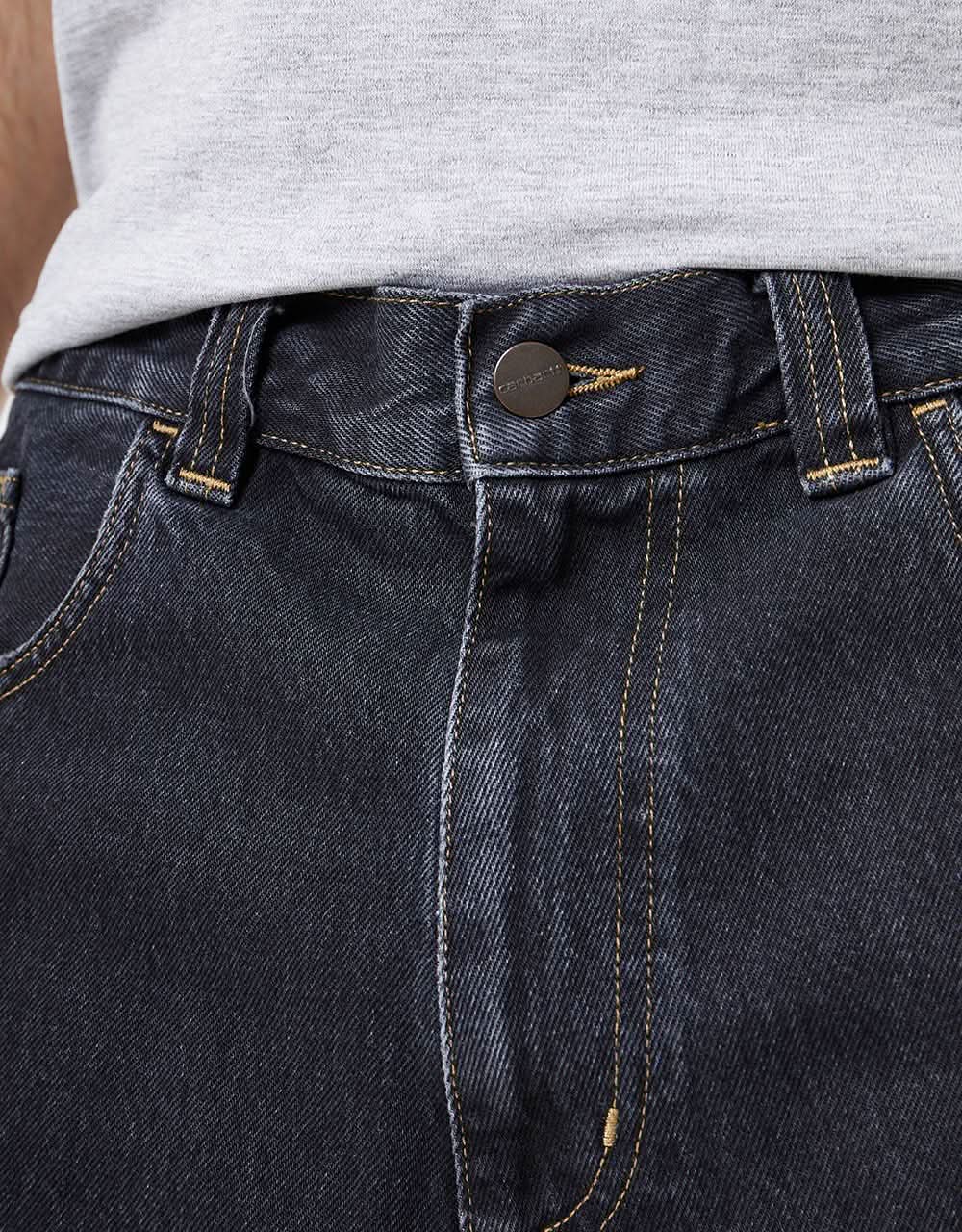 Carhartt WIP Brandon Shorts - Black (Stone Washed)