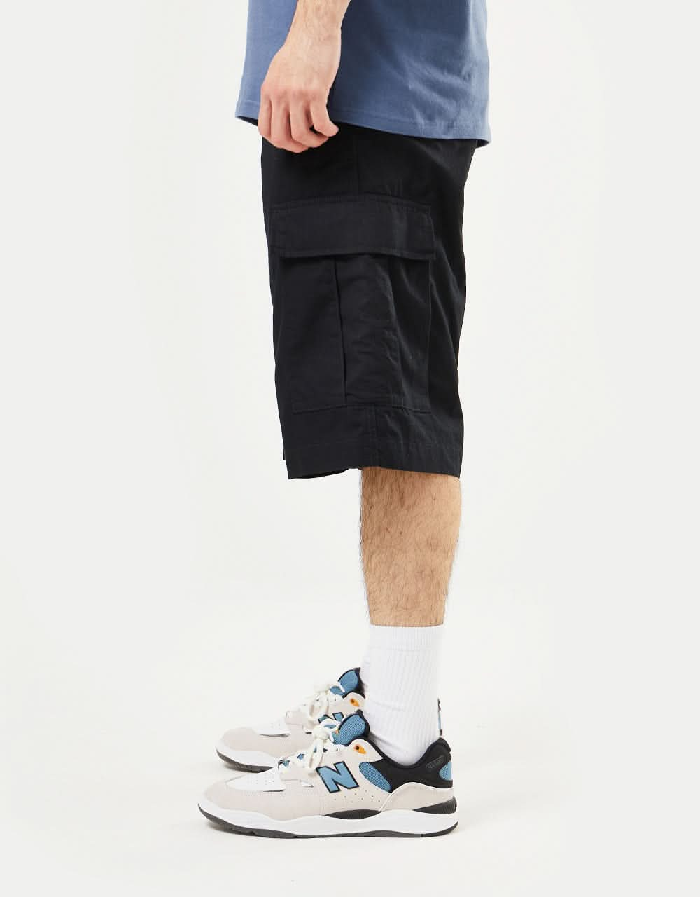 Carhartt WIP Regular Cargo Short - Black (Rinsed)