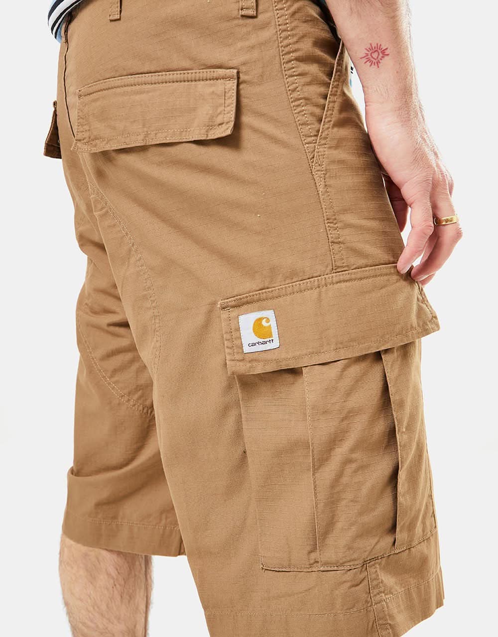 Carhartt WIP Regular Cargo Short - Buffalo (Rinsed)