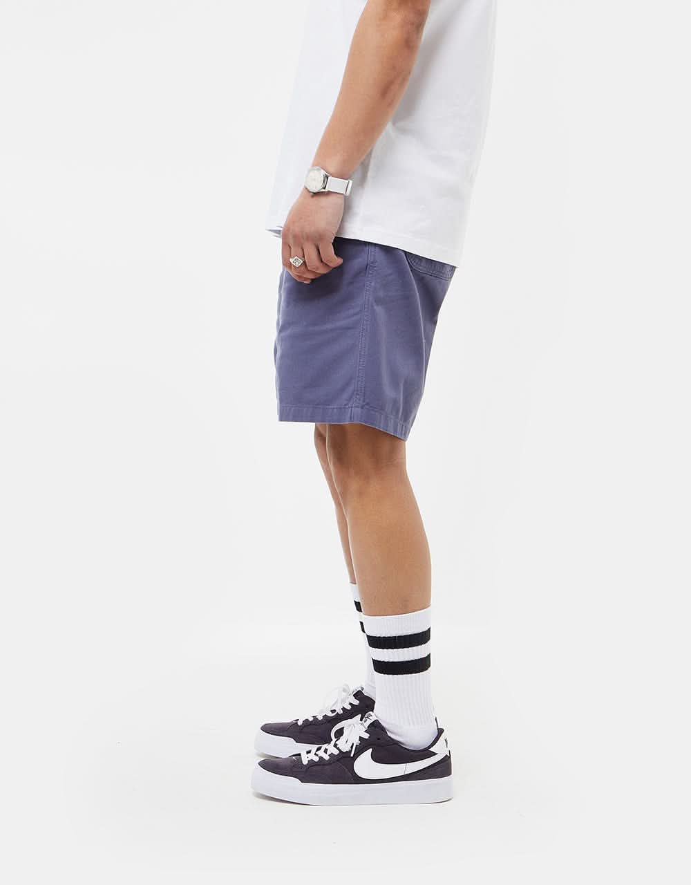 Carhartt WIP Flint Short - Bluefin (Garment Dyed)