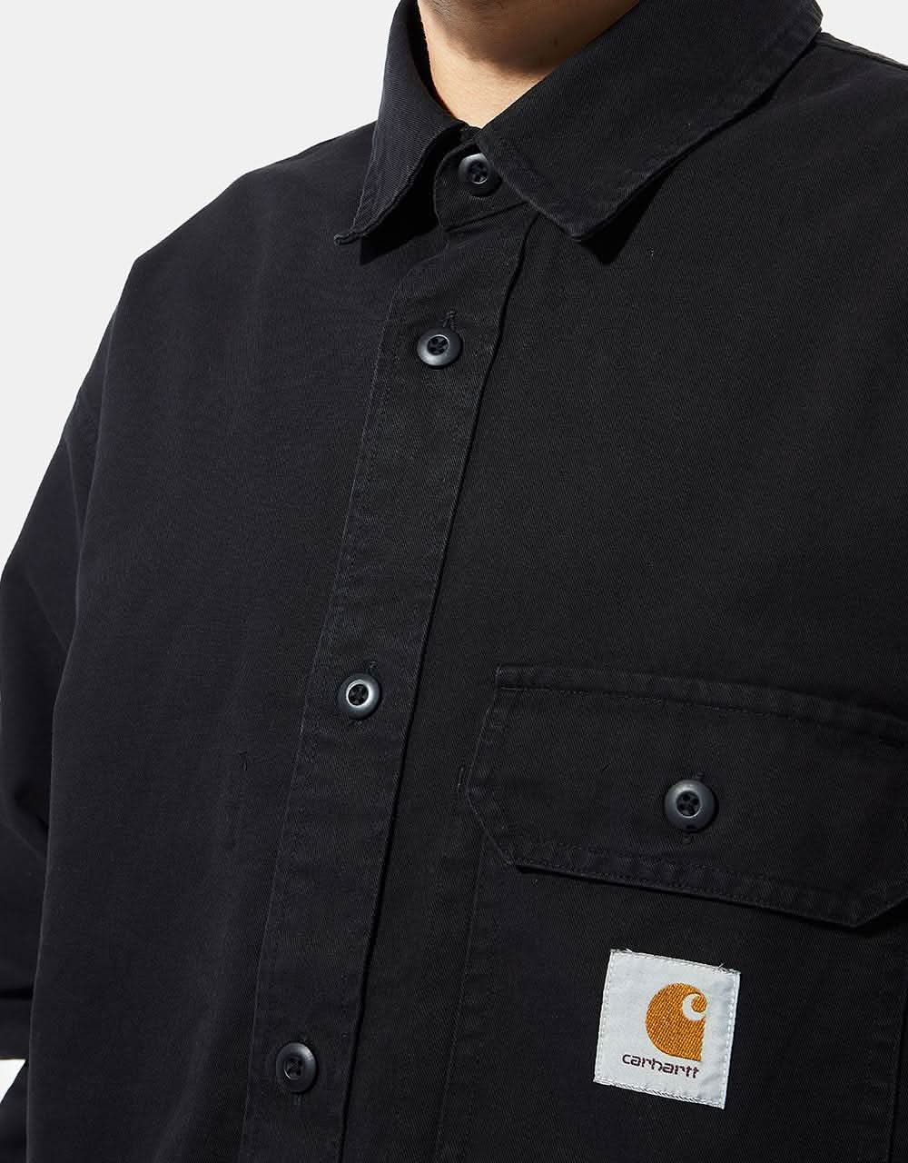 Carhartt WIP Reno Shirt Jac - Black (Garment Dyed)
