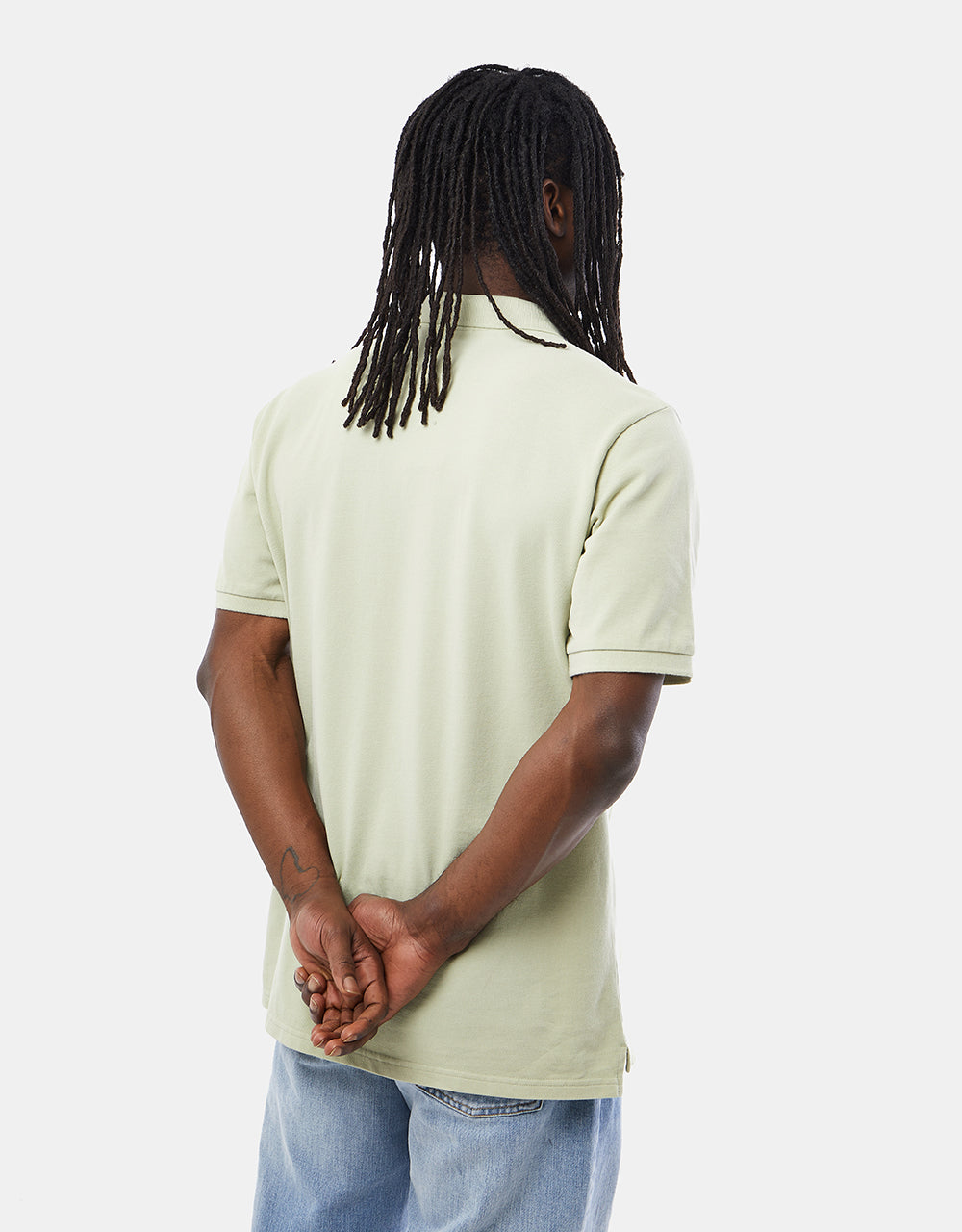 Carhartt WIP S/S Chase Pique Polo - Agave/Gold