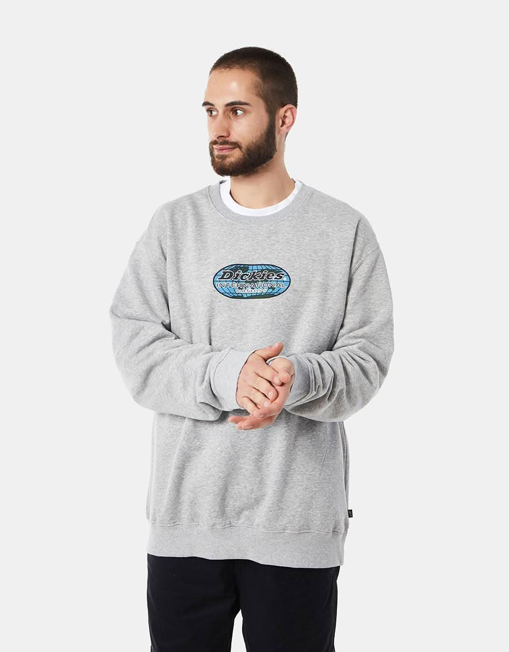 Dickies x Jake Hayes Graphic Crew - Heather Grey