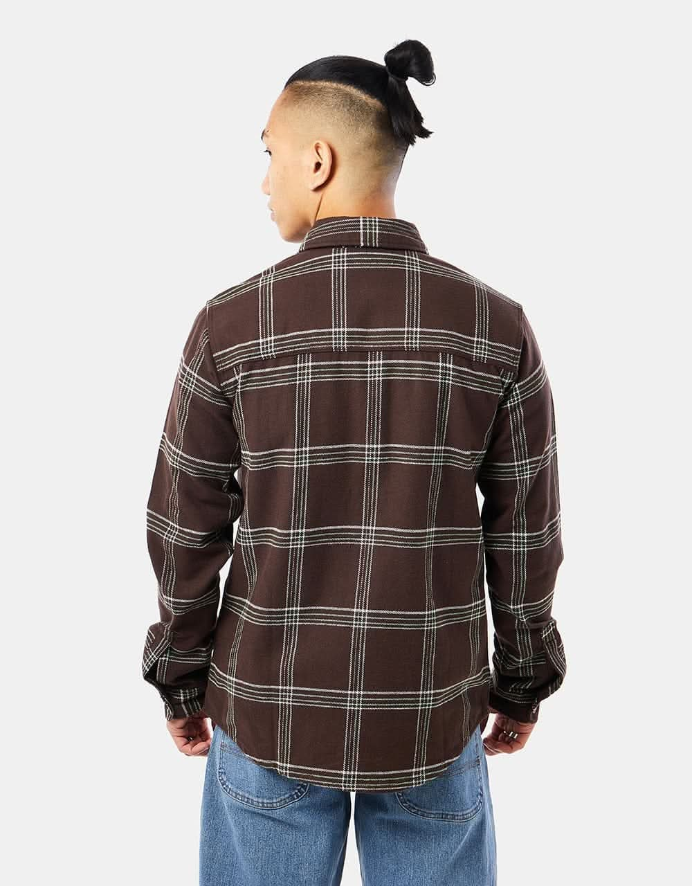 Dickies Warrenton L/S Shirt - Dark Brown