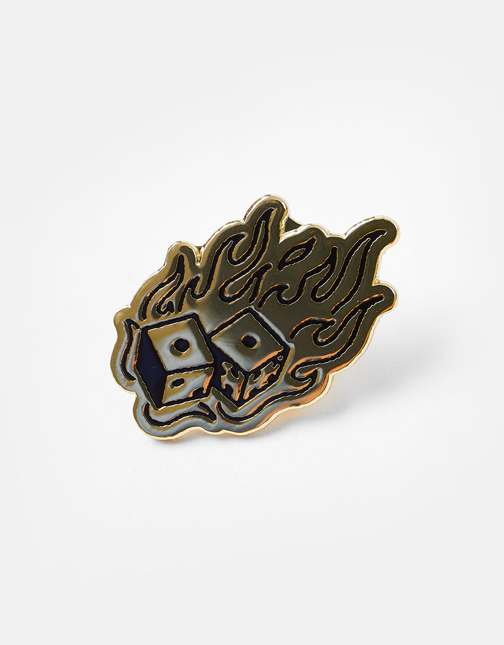 Route One Dice Pin - Gold