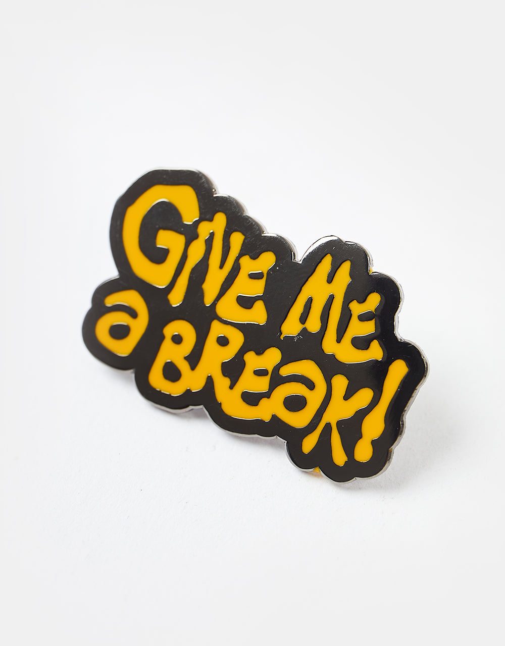 Route One Give Me A Break Pin - Nickel