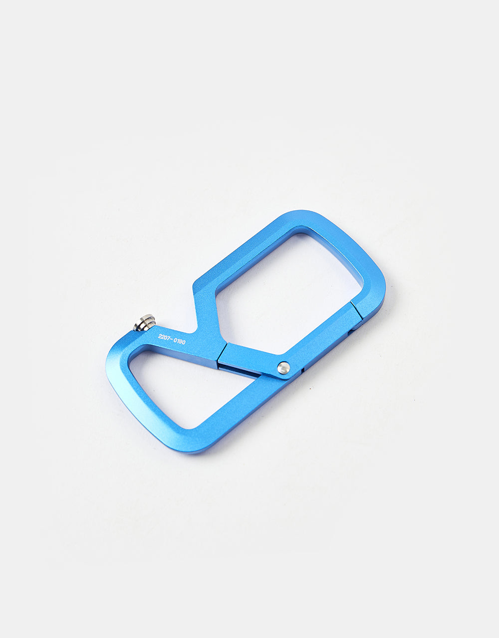 James The Mehlville 'Carabiner' Keychain - Cerulean/Stainless