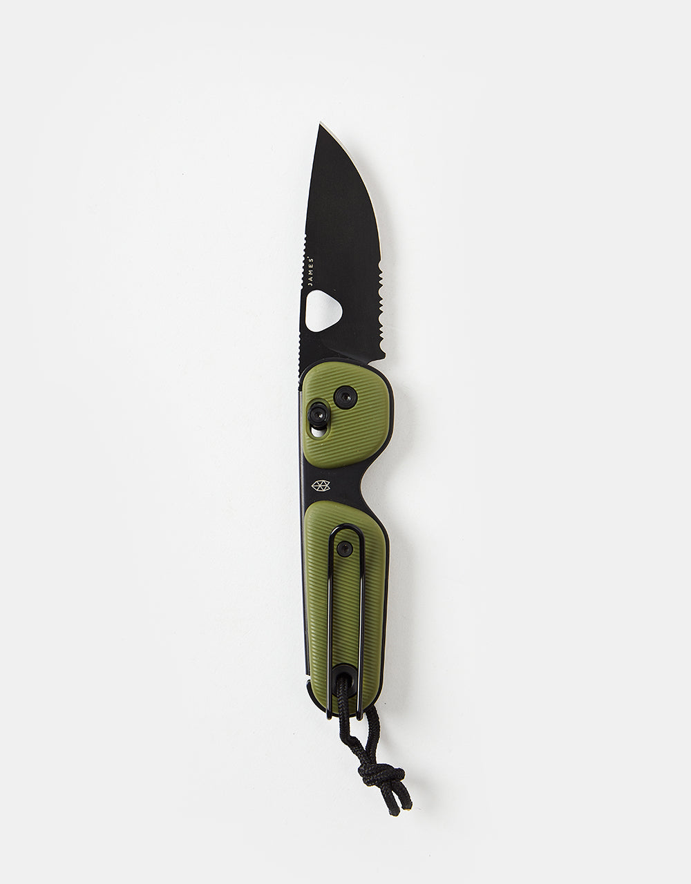 James The Redstone Adventure Knife - OD Green/Black/Serrated