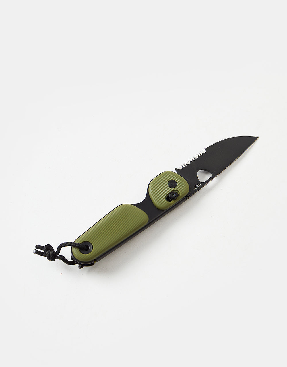 James The Redstone Adventure Knife - OD Green/Black/Serrated