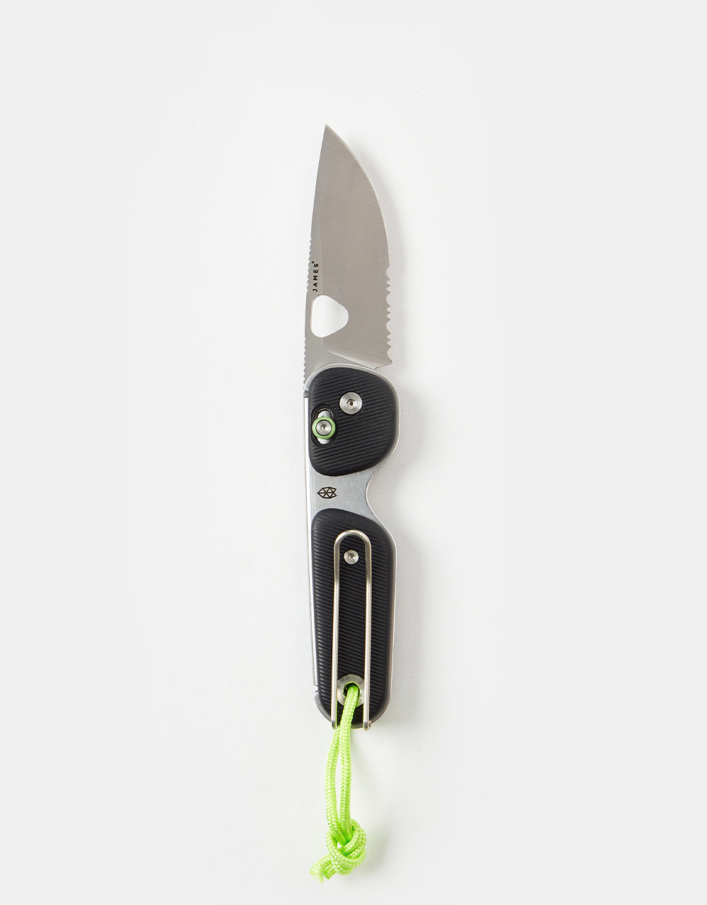 James The Redstone Adventure Knife - Black/Stainless/Serrated
