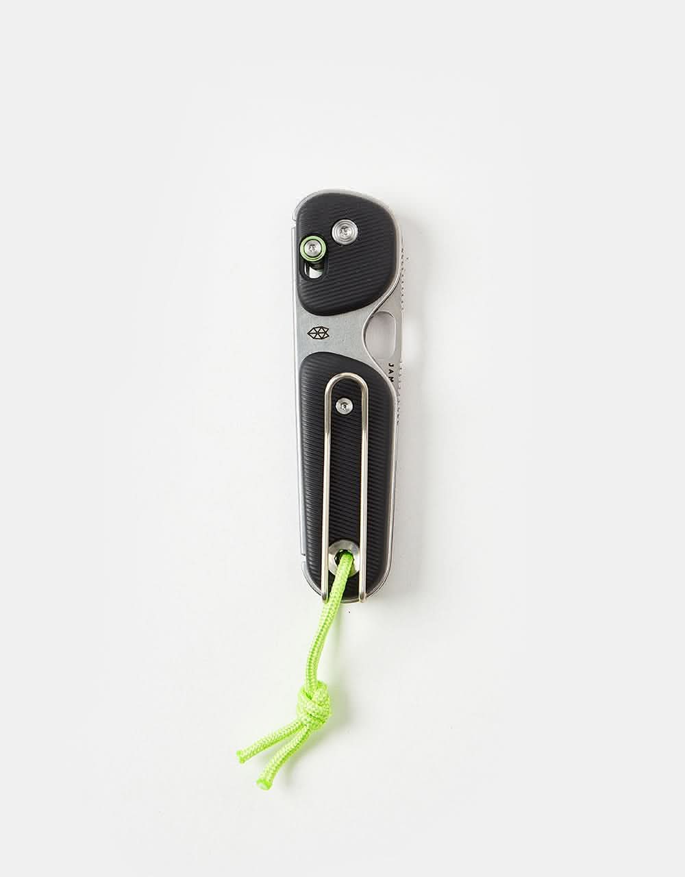 James The Redstone Adventure Knife - Black/Stainless/Straight