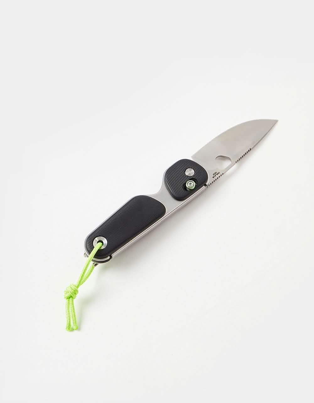 James The Redstone Adventure Knife - Black/Stainless/Straight
