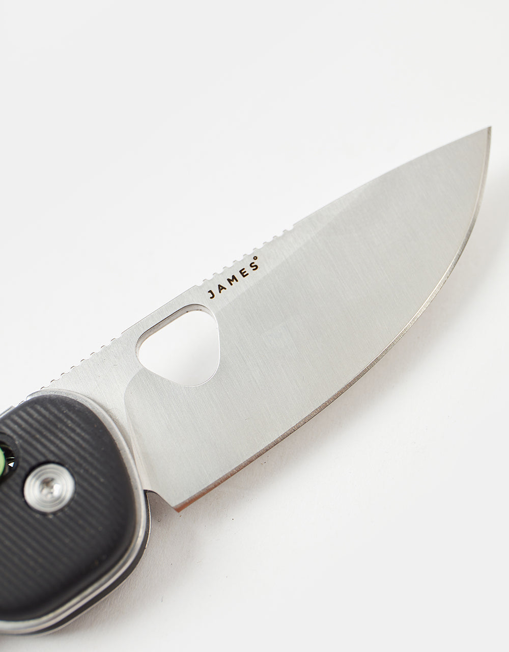 James The Redstone Adventure Knife - Black/Stainless/Straight