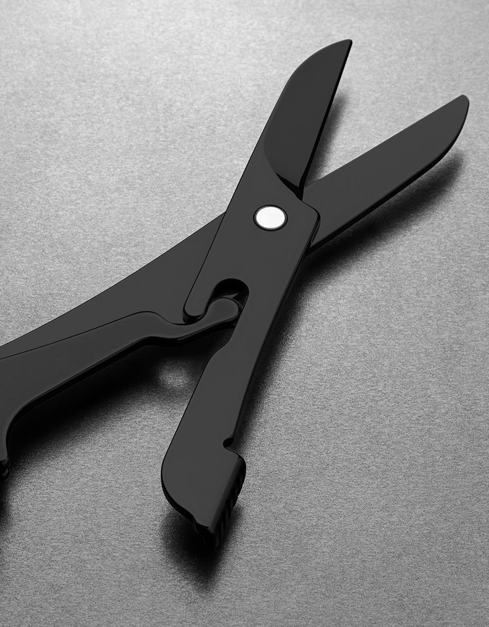 James The Ellis Pocket Knife - Black/Stainless/Straight