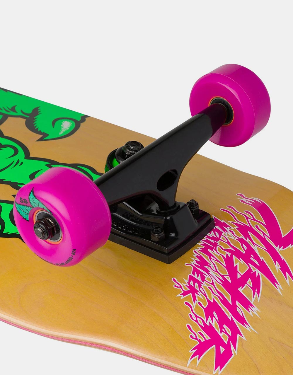 Santa Cruz Meek OG Slasher Hand Shaped Cruiser Skateboard - 9.7" x 31.7"