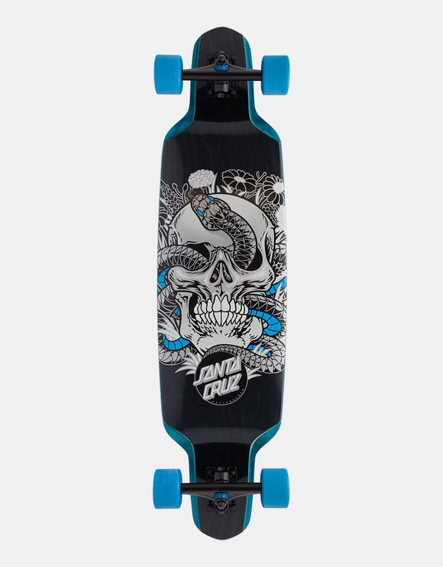 Santa Cruz Botanic Skull Drop Down Longboard - 37.52" x 9.5"