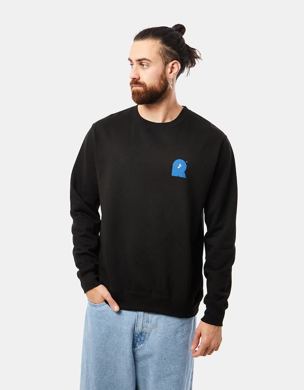 Route One First Press Sweatshirt - Black